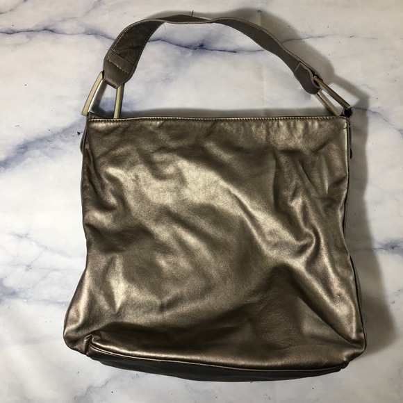 Carlos Carlos Santana Gold Metallic Floral Purse - Picture 7 of 7